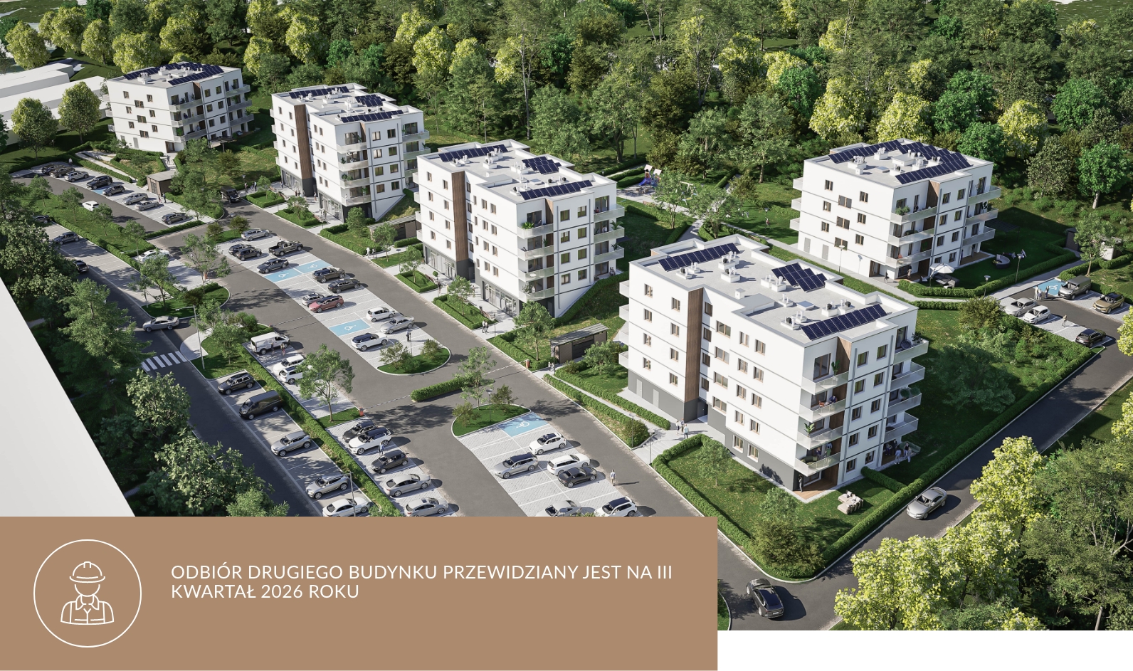 wizualizacja rozmieszczenia budynków